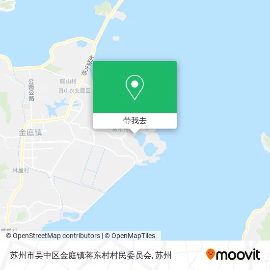 苏州市吴中区金庭镇蒋东村村民委员会地图