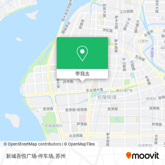 新城吾悦广场-停车场地图