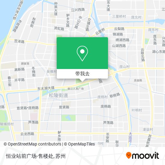 恒业站前广场-售楼处地图