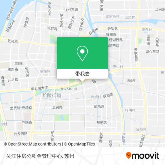 吴江住房公积金管理中心地图