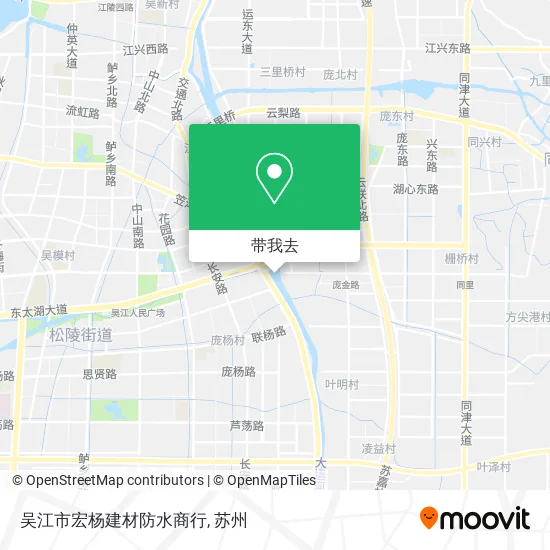 吴江市宏杨建材防水商行地图