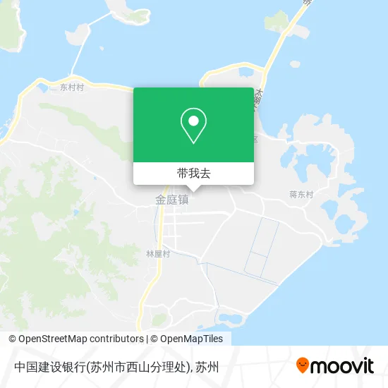 中国建设银行(苏州市西山分理处)地图
