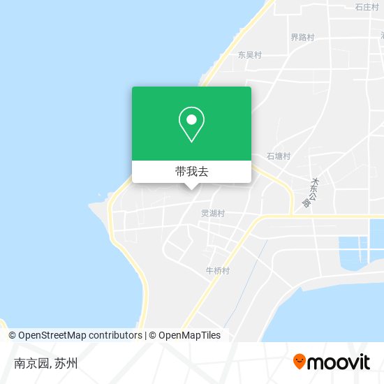南京园地图
