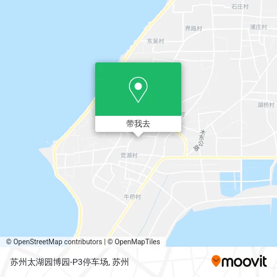 苏州太湖园博园-P3停车场地图