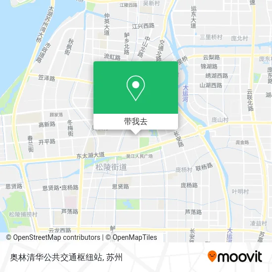 奥林清华公共交通枢纽站地图