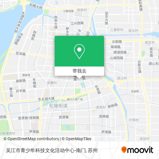 吴江市青少年科技文化活动中心-南门地图