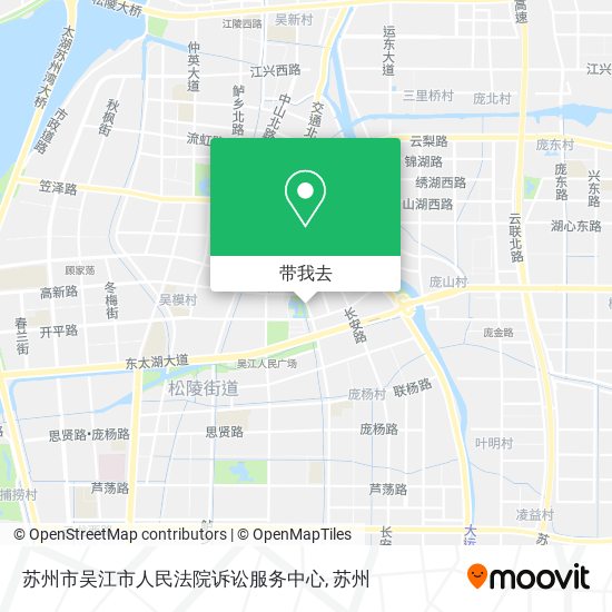 苏州市吴江市人民法院诉讼服务中心地图