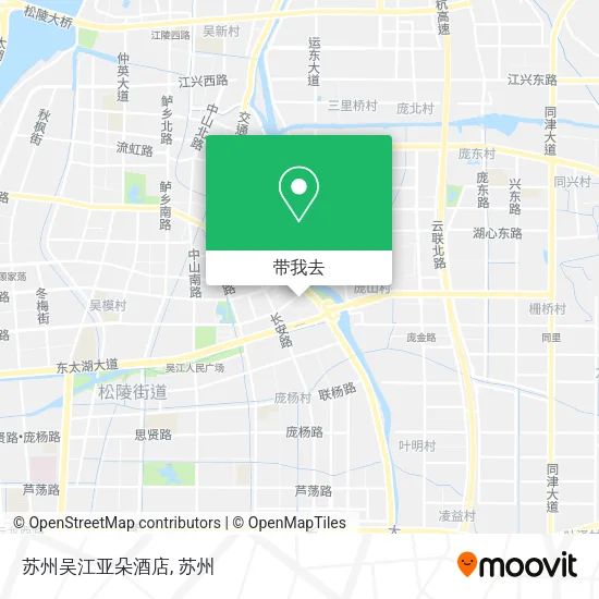 苏州吴江亚朵酒店地图