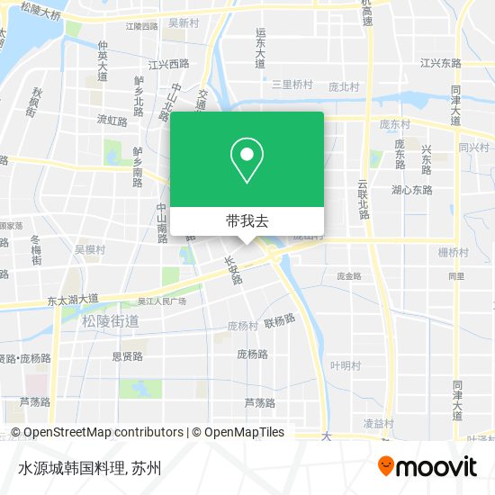 水源城韩国料理地图