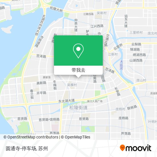 圆通寺-停车场地图