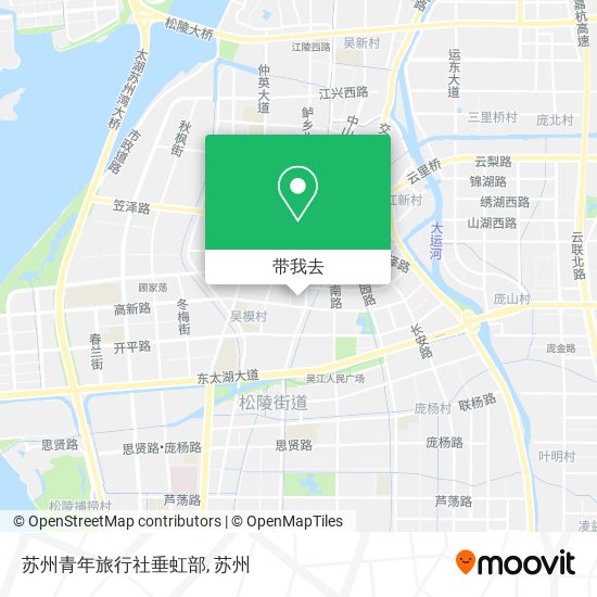 苏州青年旅行社垂虹部地图