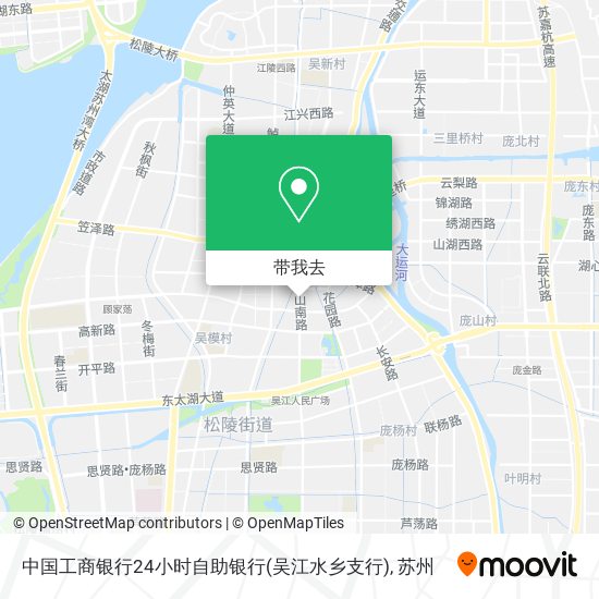 中国工商银行24小时自助银行(吴江水乡支行)地图