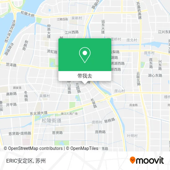 ERIC安定区地图