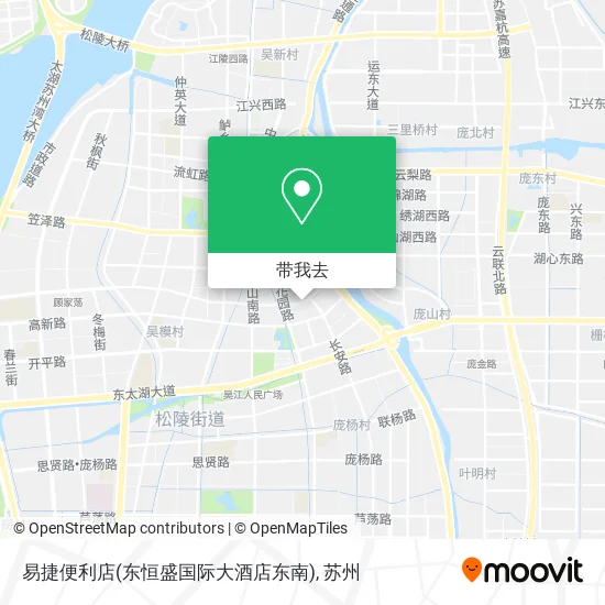 易捷便利店(东恒盛国际大酒店东南)地图