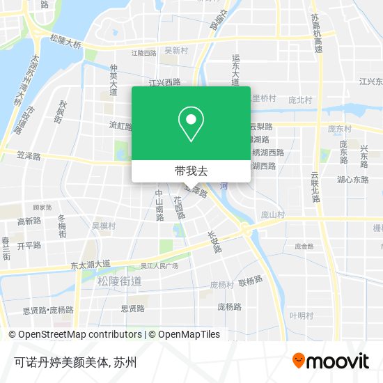 可诺丹婷美颜美体地图