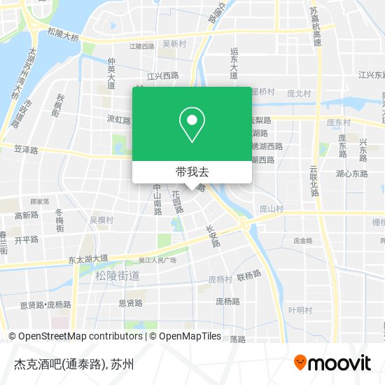 杰克酒吧(通泰路)地图