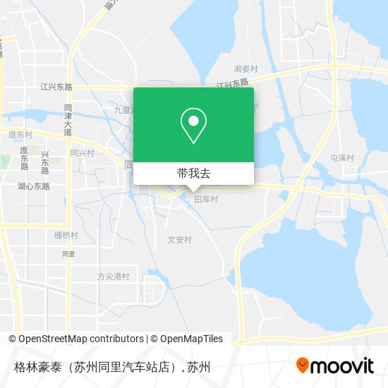 格林豪泰（苏州同里汽车站店）地图