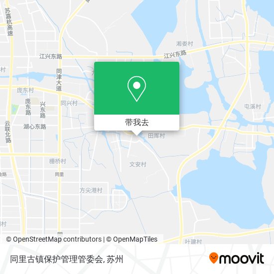 同里古镇保护管理管委会地图