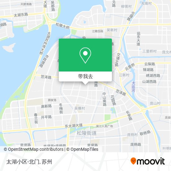 太湖小区-北门地图
