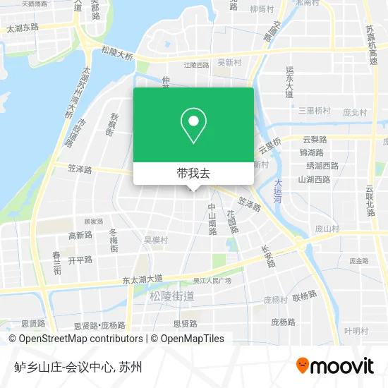 鲈乡山庄-会议中心地图