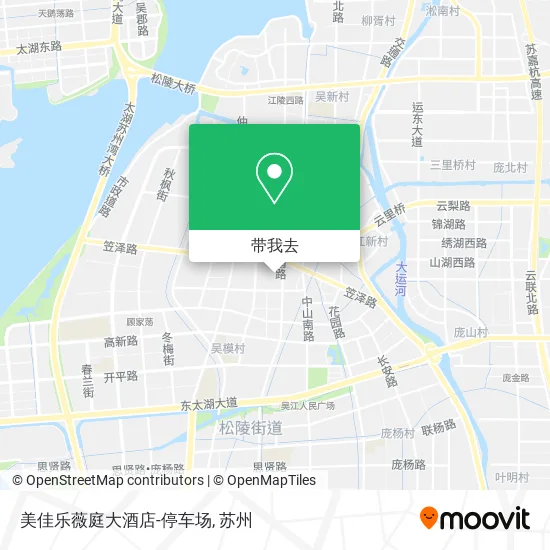 美佳乐薇庭大酒店-停车场地图