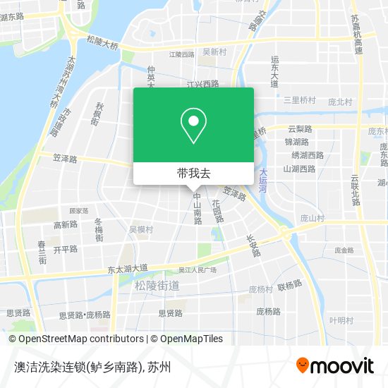 澳洁洗染连锁(鲈乡南路)地图