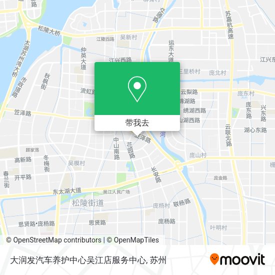 大润发汽车养护中心吴江店服务中心地图