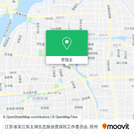 江苏省吴江东太湖生态旅游度假区工作委员会地图