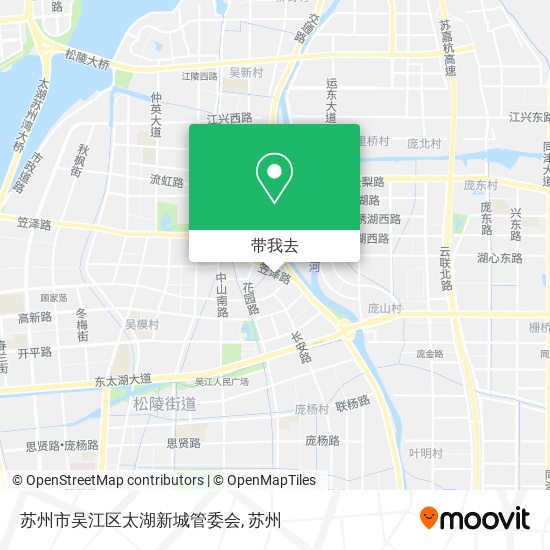苏州市吴江区太湖新城管委会地图