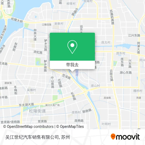 吴江世纪汽车销售有限公司地图