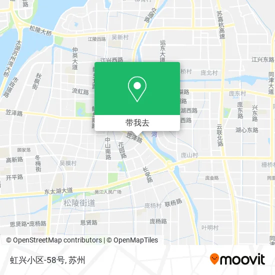 虹兴小区-58号地图