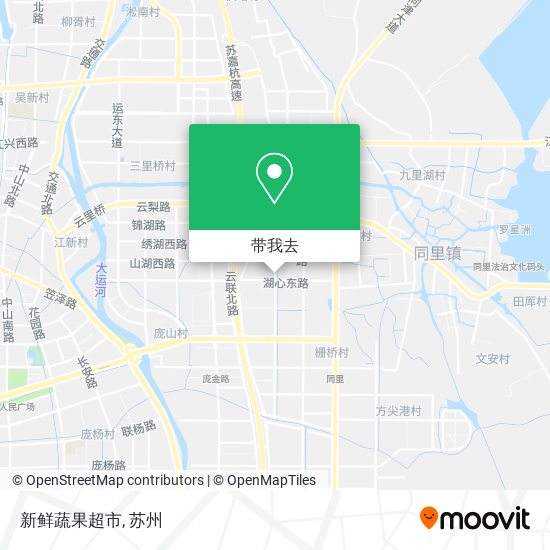 新鲜蔬果超市地图