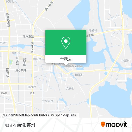 融香村面馆地图