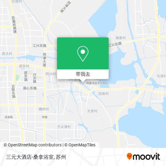 三元大酒店-桑拿浴室地图
