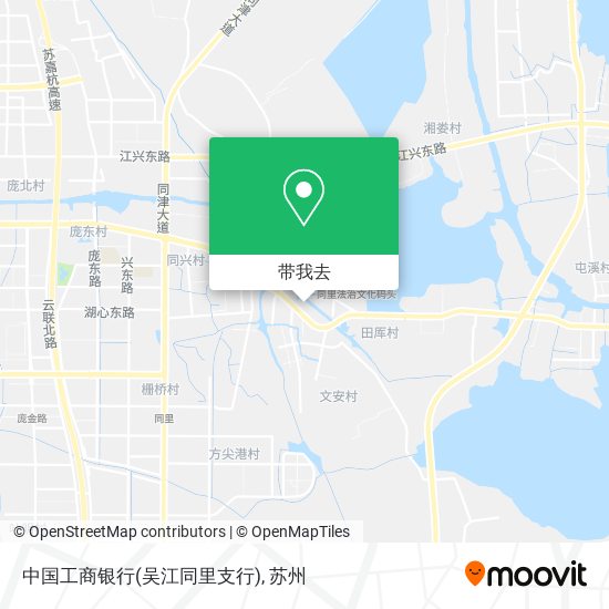中国工商银行(吴江同里支行)地图