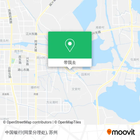 中国银行(同里分理处)地图