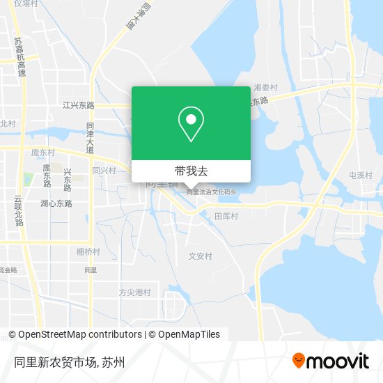 同里新农贸市场地图