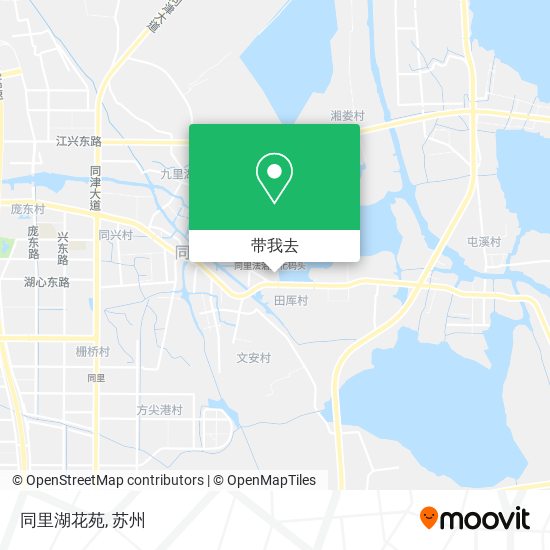 同里湖花苑地图