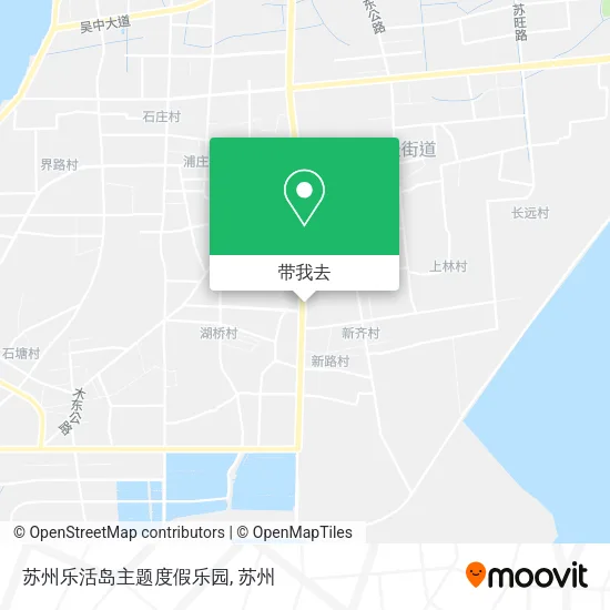 苏州乐活岛主题度假乐园地图