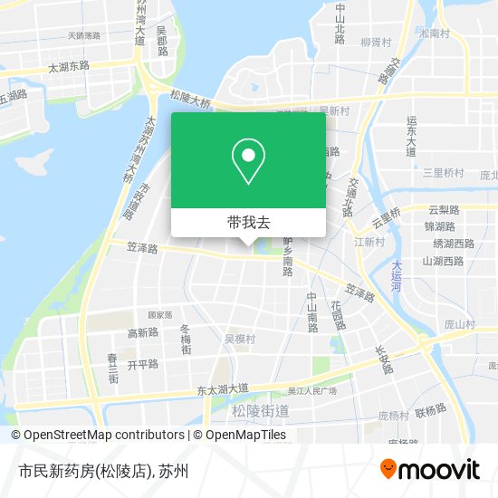市民新药房(松陵店)地图