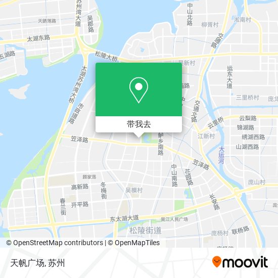 天帆广场地图