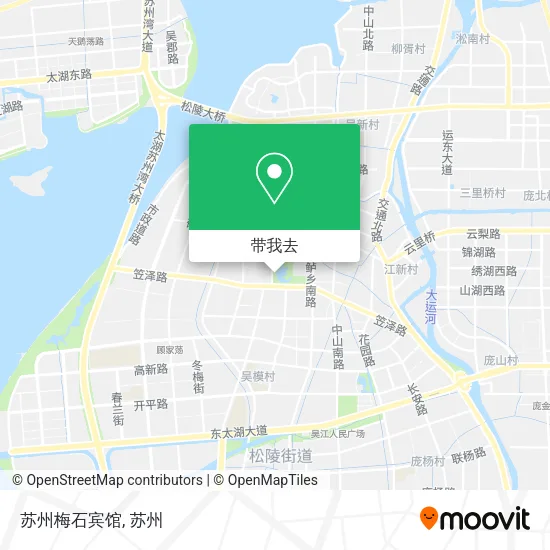 苏州梅石宾馆地图