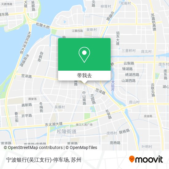宁波银行(吴江支行)-停车场地图
