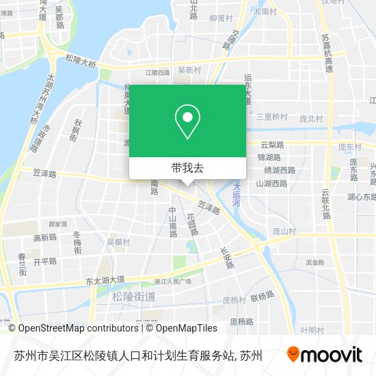 苏州市吴江区松陵镇人口和计划生育服务站地图