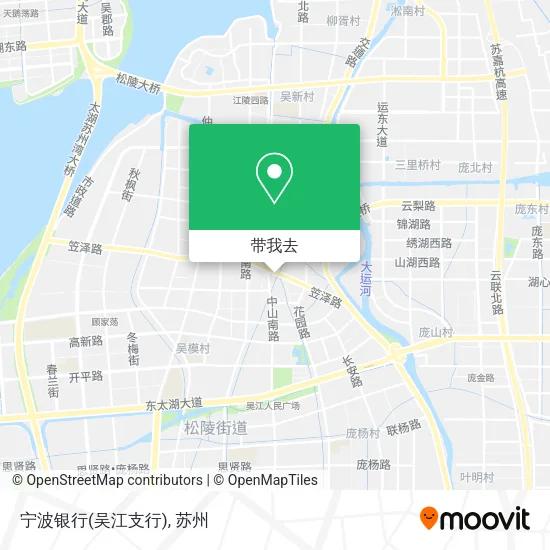 宁波银行(吴江支行)地图