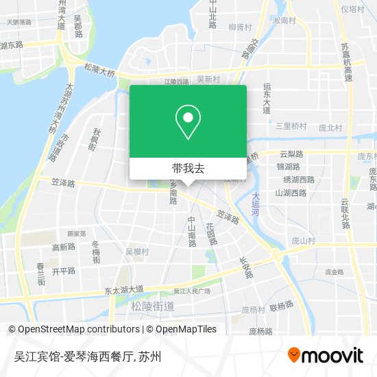 吴江宾馆-爱琴海西餐厅地图