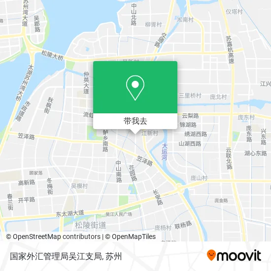 国家外汇管理局吴江支局地图