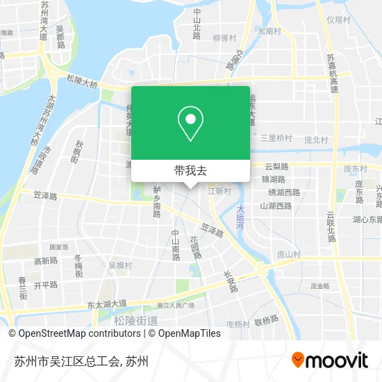 苏州市吴江区总工会地图