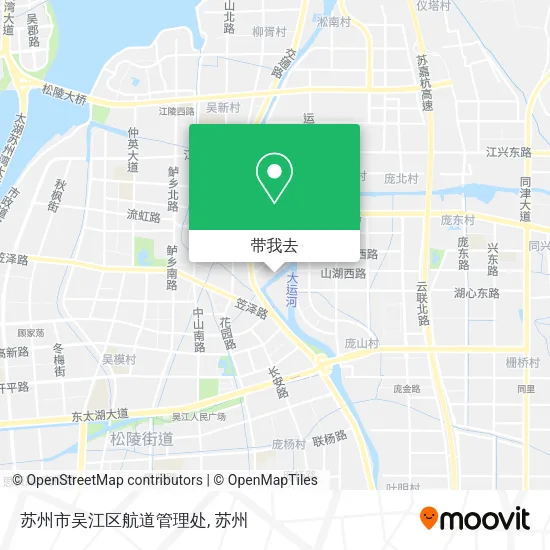 苏州市吴江区航道管理处地图
