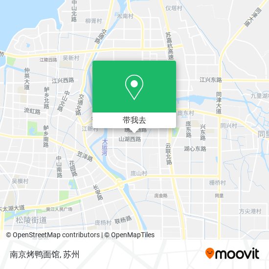 南京烤鸭面馆地图
